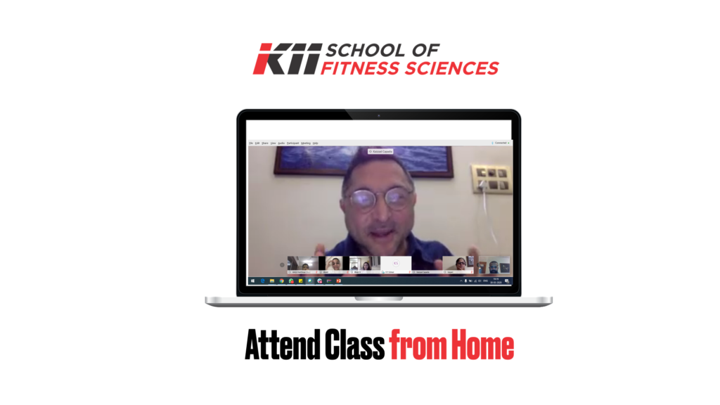 Virtual classroom experience: An image displaying the view of the lecturer on the screen of the student's device